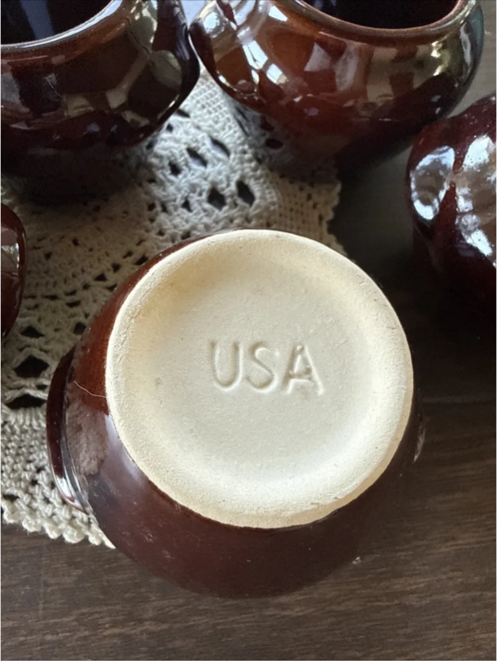 1950s Vintage 7- H. J. Heinz McCoy Bean Pots - CLEAN! - USA Stamp/Hallmark